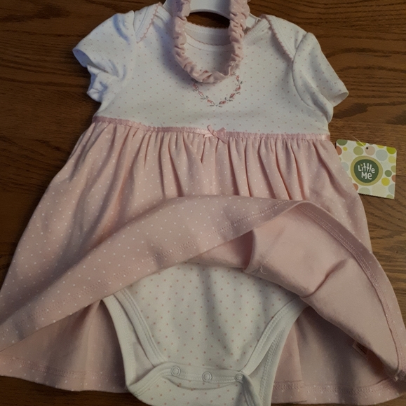 9 months Dress with matching heandband - Picture 2 of 2